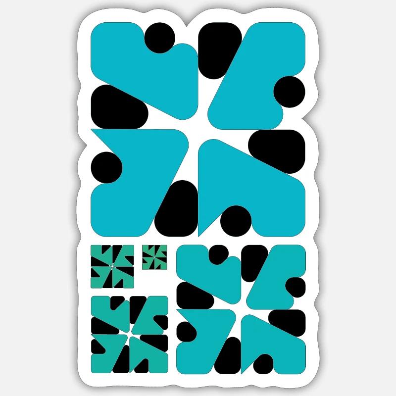 Angle 2 Sticker taille S (10 x 10 cm)