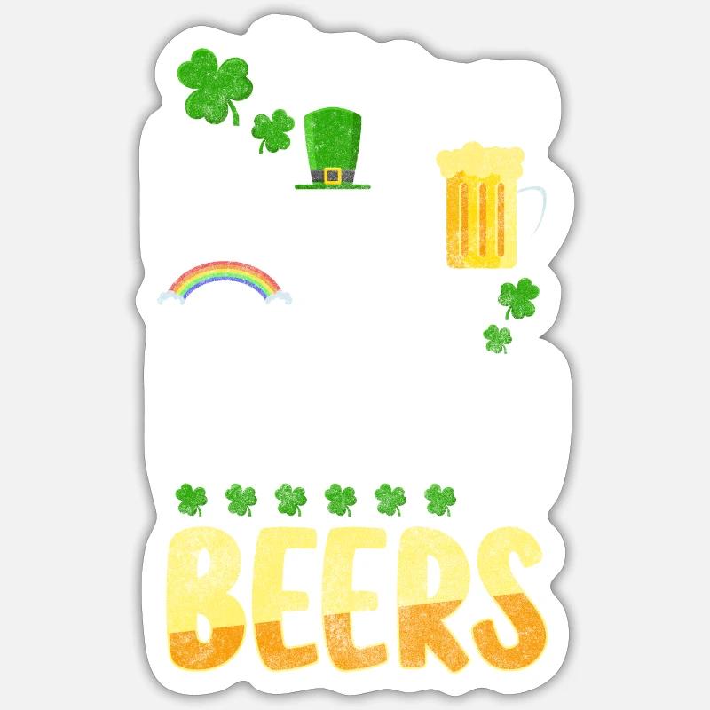 Pub Drinking Excursion Alcohol - Sticker size S (10 x 10 cm) - white matte