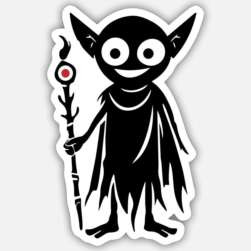 Goblin Orc Sticker size S (10 x 10 cm)