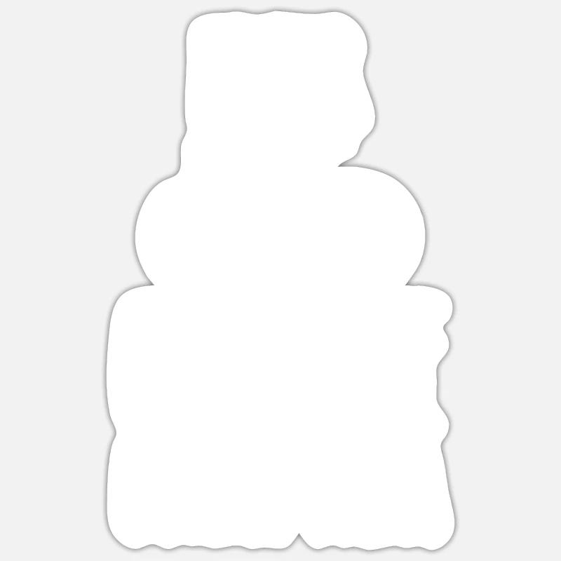 Futur cycliste comme papa - Sticker taille S (10 x 10 cm) - blanc mat