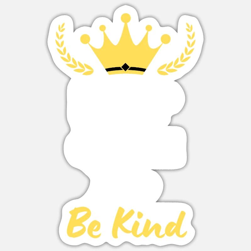 Keep Calm and Be Kind Sticker taille S (10 x 10 cm)