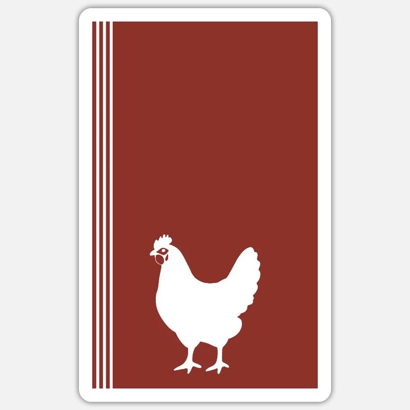 Chicken Egg Sticker size S (10 x 10 cm)
