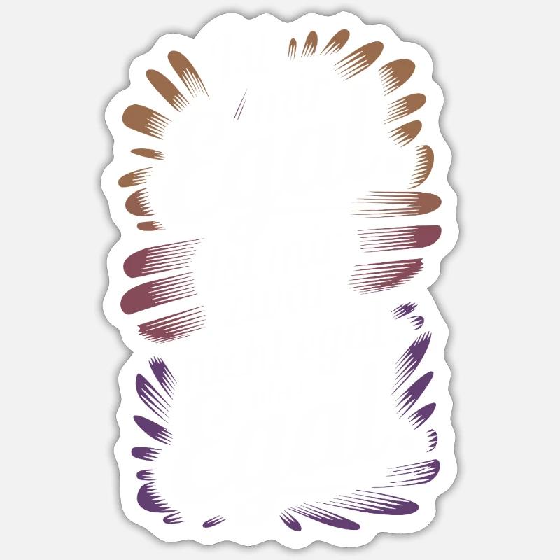 Ist mir egal. Oder doch nicht? Egal! Sticker Größe S (10 x 10 cm)