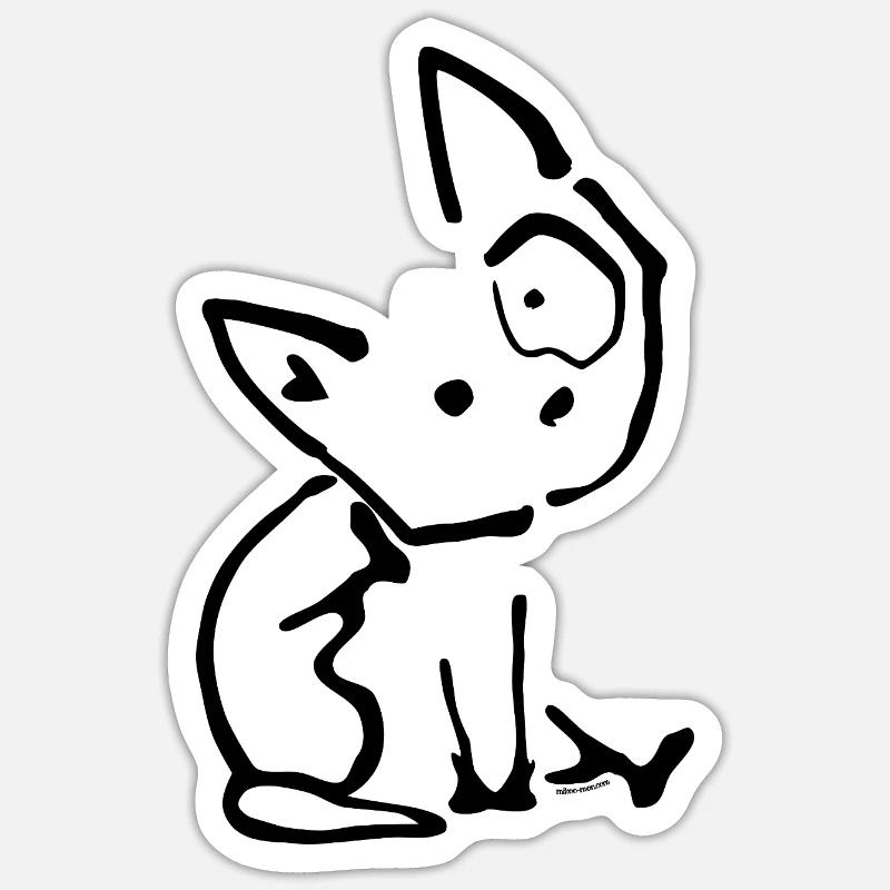 Fuchs Sticker Größe S (10 x 10 cm)