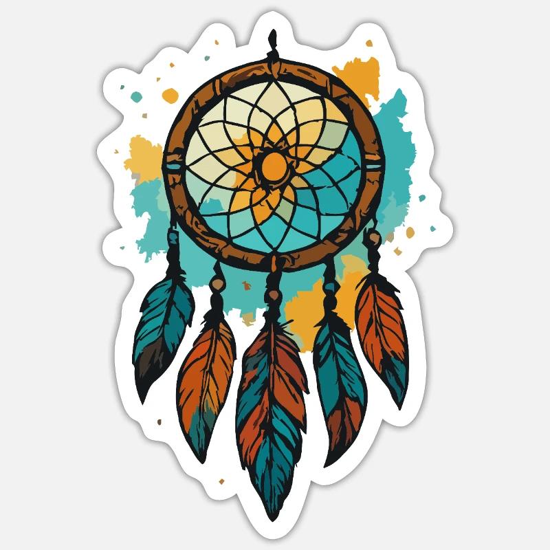 Attrape-rêves Sticker taille S (10 x 10 cm)