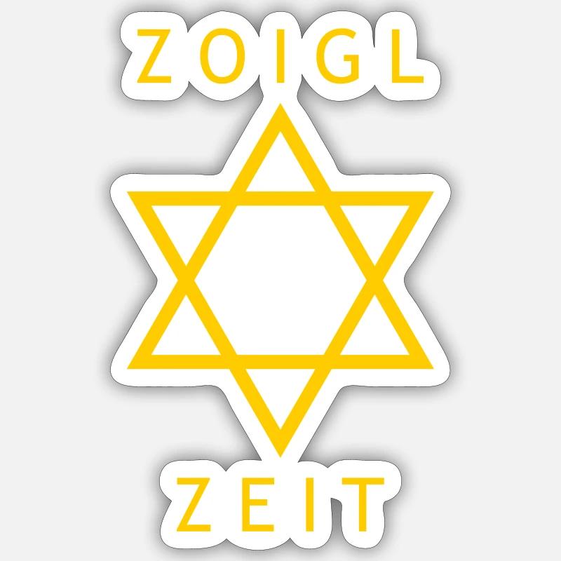Zoigl zeit - Sticker taille S (10 x 10 cm) - blanc mat