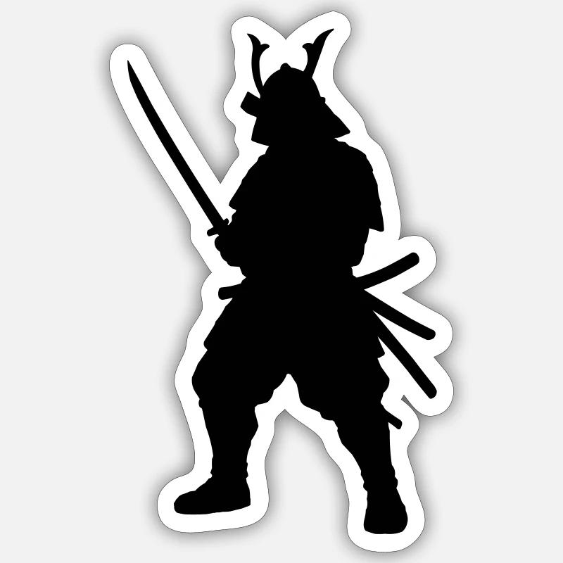samurai Sticker size S (10 x 10 cm)