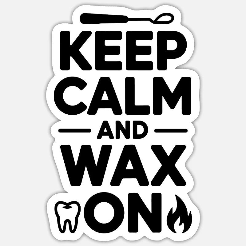 Dental Lab Technician Bridge Work  Sticker size S (10 x 10 cm)