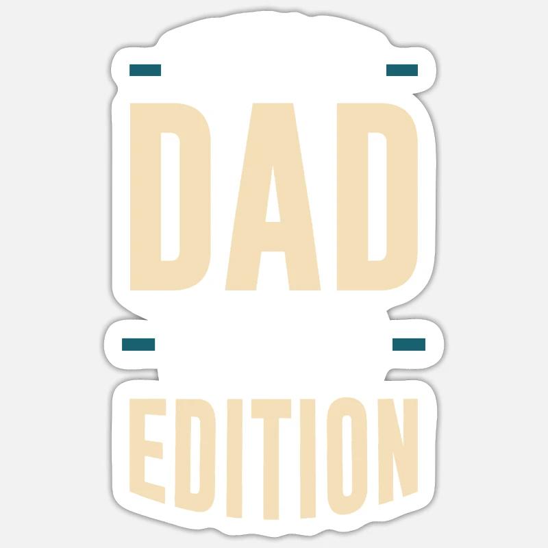 Père Édition Limitée - Sticker taille S (10 x 10 cm) - blanc mat