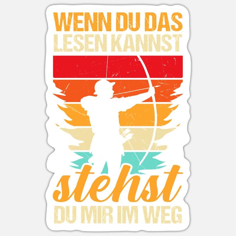 Archery Archery Archery - Sticker size S (10 x 10 cm) - white matte