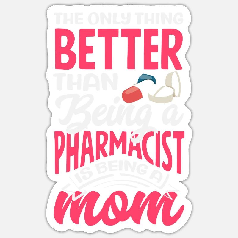 Pharmacist Pharmaceutical Technical - Sticker size S (10 x 10 cm) - white matte