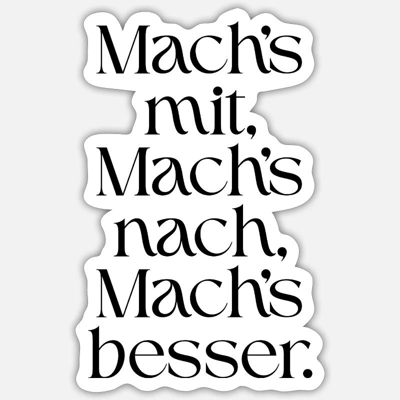 Sticker Größe S (10 x 10 cm) -