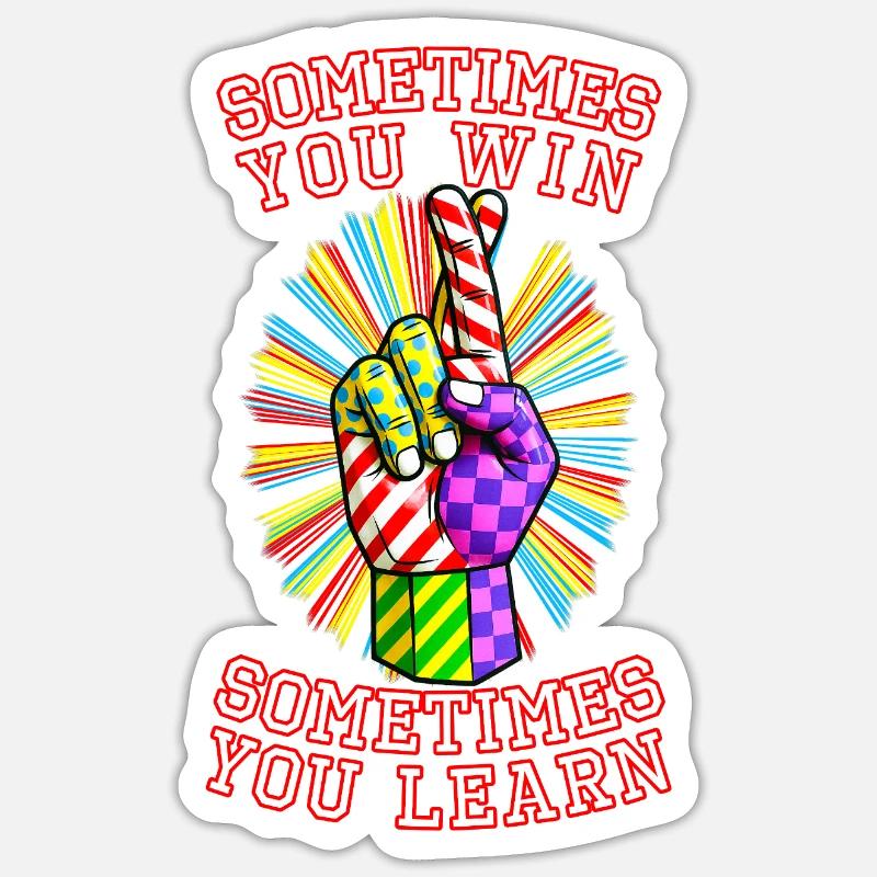 Win & Learn Sticker size S (10 x 10 cm)