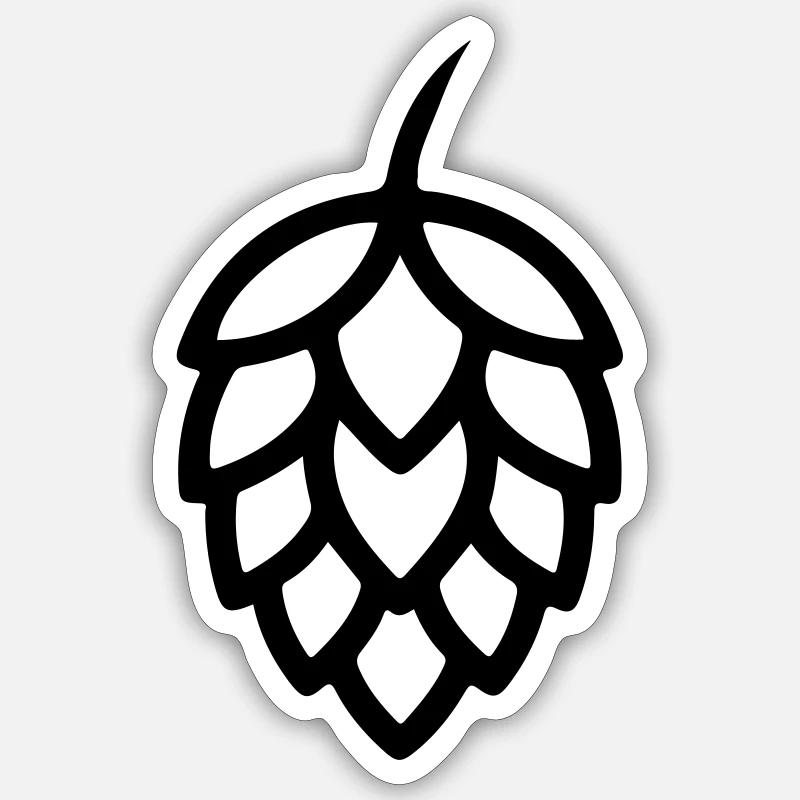 Hops Icon Sticker size S (10 x 10 cm)
