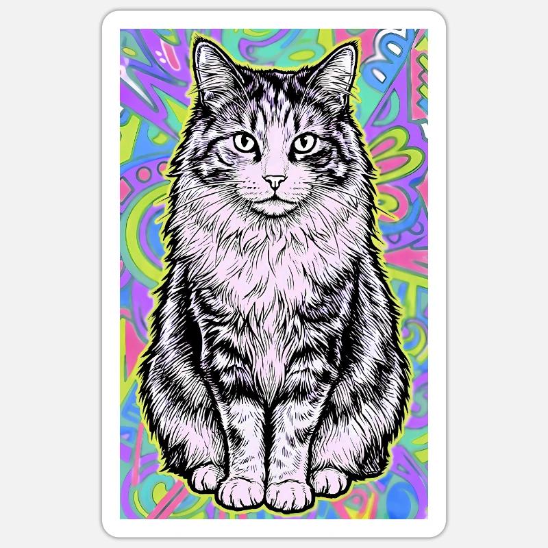 Sticker taille S (10 x 10 cm) - 