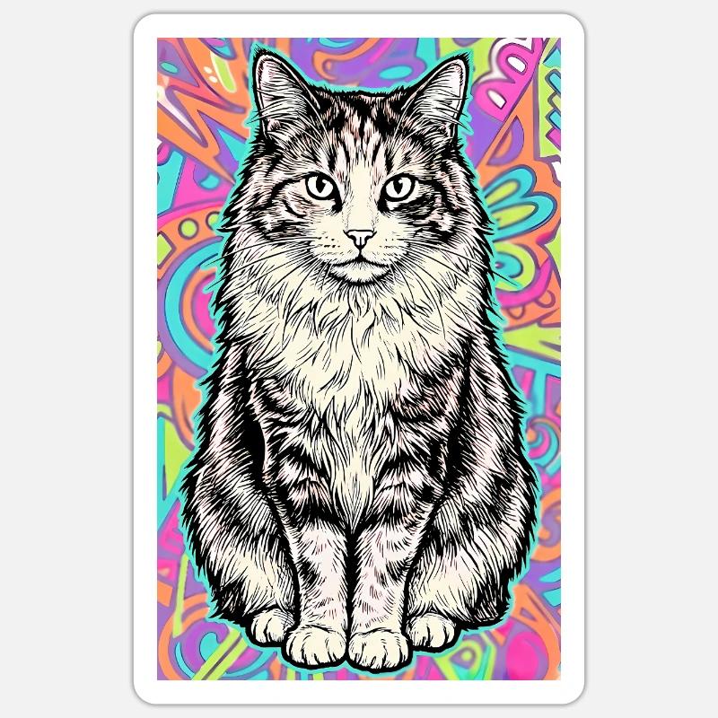 Sticker taille S (10 x 10 cm) - 