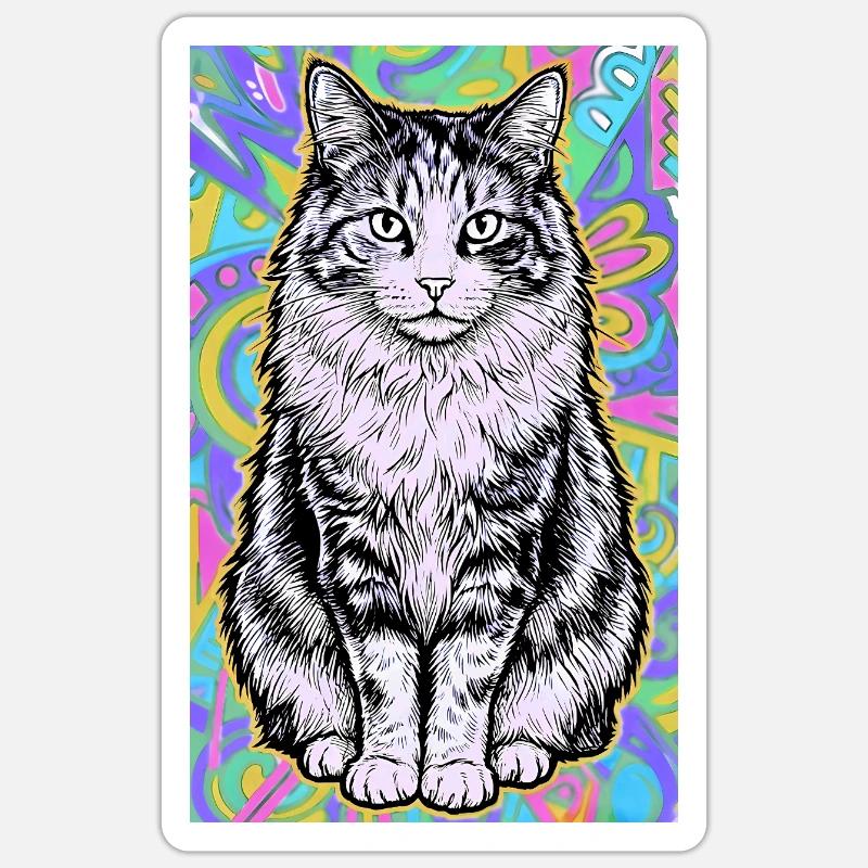 Sticker Größe S (10 x 10 cm) - 