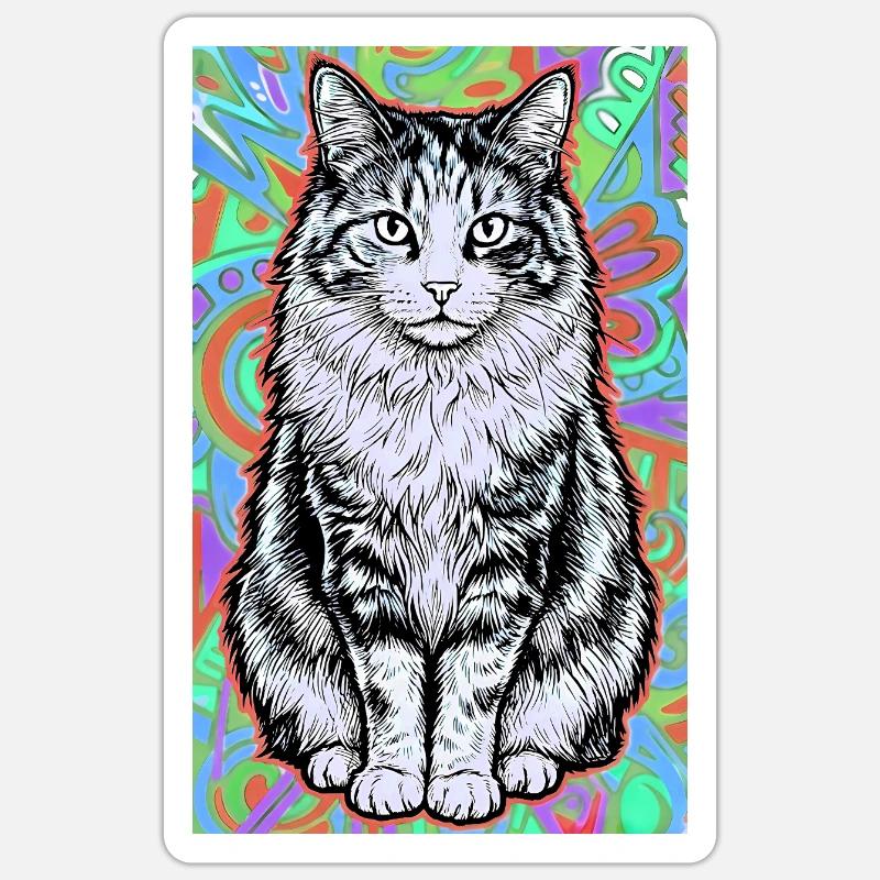 Sticker Größe S (10 x 10 cm) - 