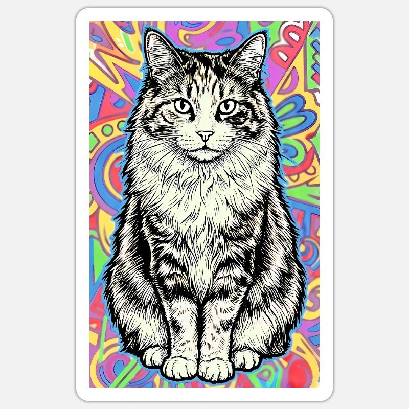 Sticker taille S (10 x 10 cm) - 