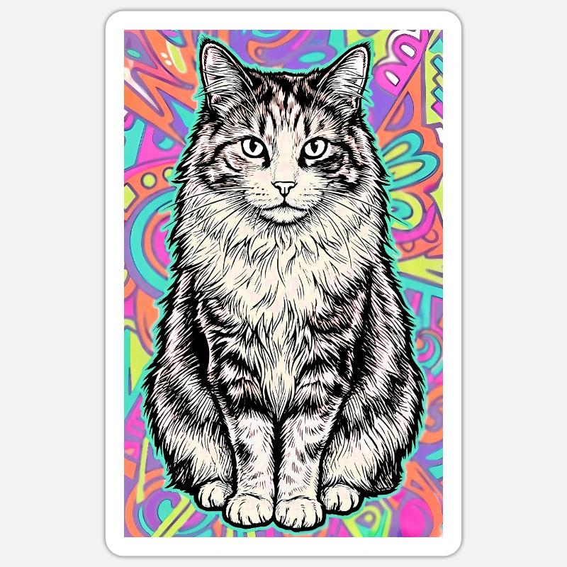 Sticker Größe S (10 x 10 cm) - 
