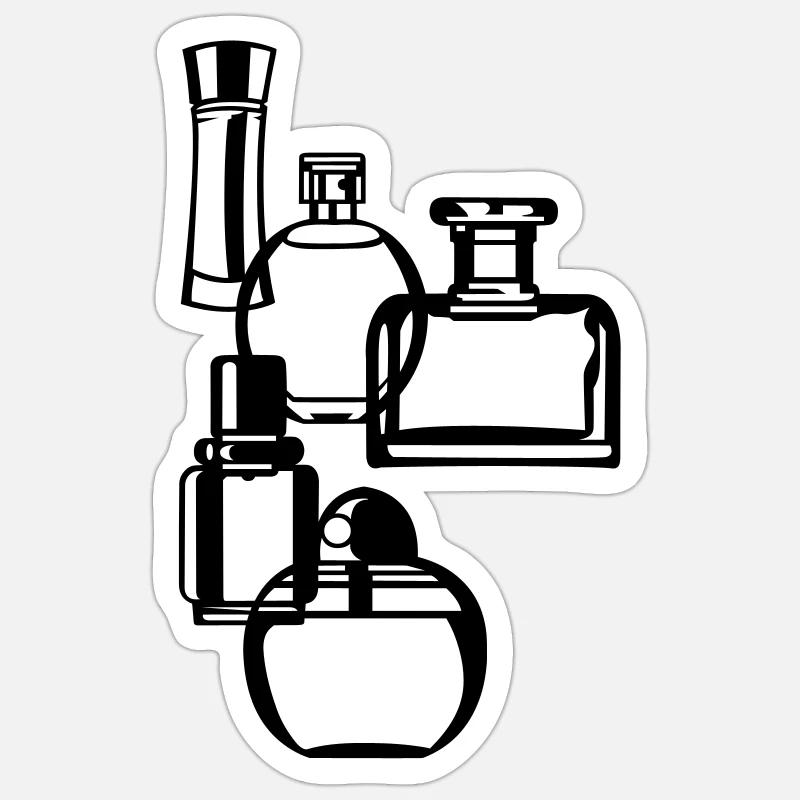 Perfume Sticker size S (10 x 10 cm)