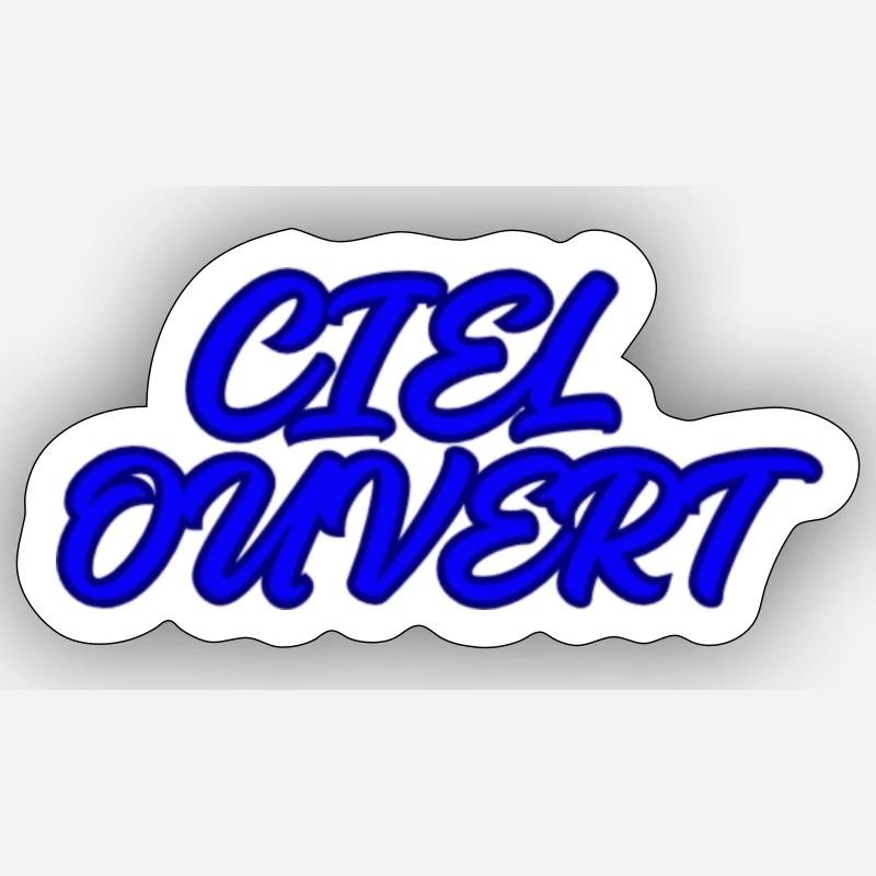 CIEL OUVERT Sticker taille S (10 x 10 cm)