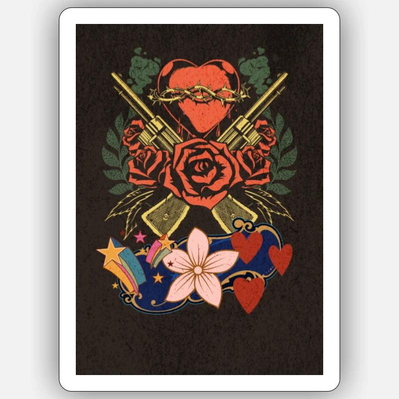 Sticker taille S (10 x 10 cm) - 