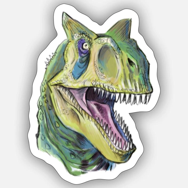 Carnotaurus Sticker Größe S (10 x 10 cm)