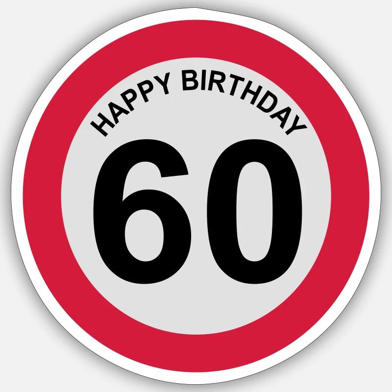 60 Sticker Größe S (10 x 10 cm)