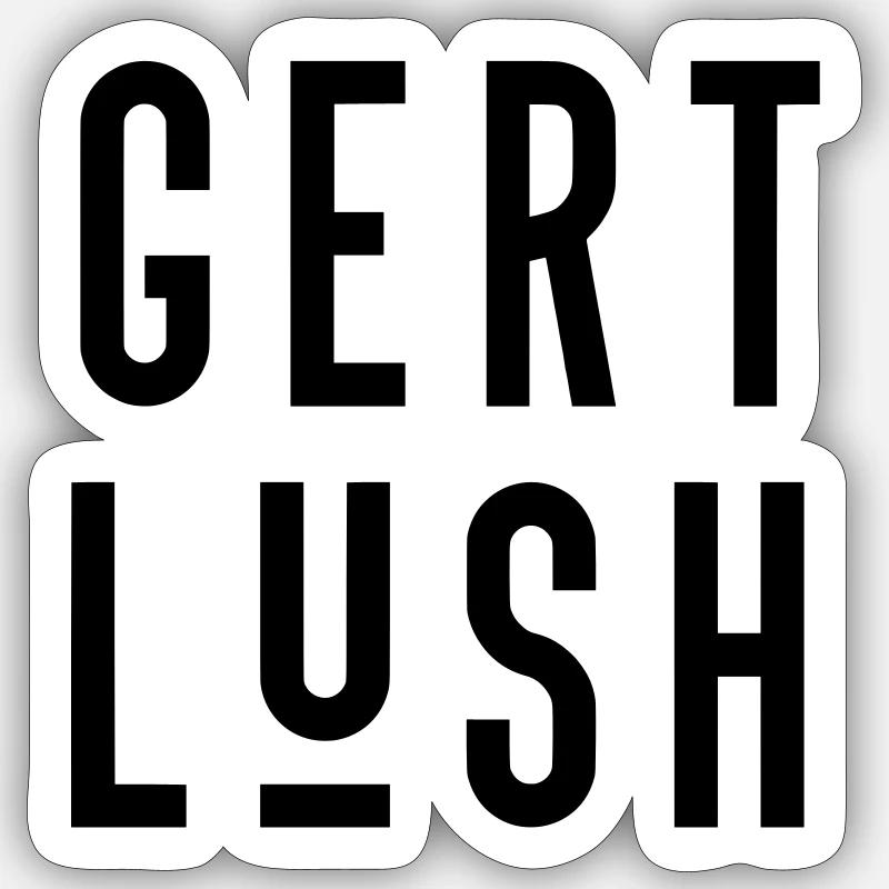 Bristol Dialect Gert Lush - Sticker size S (10 x 10 cm) - white matte