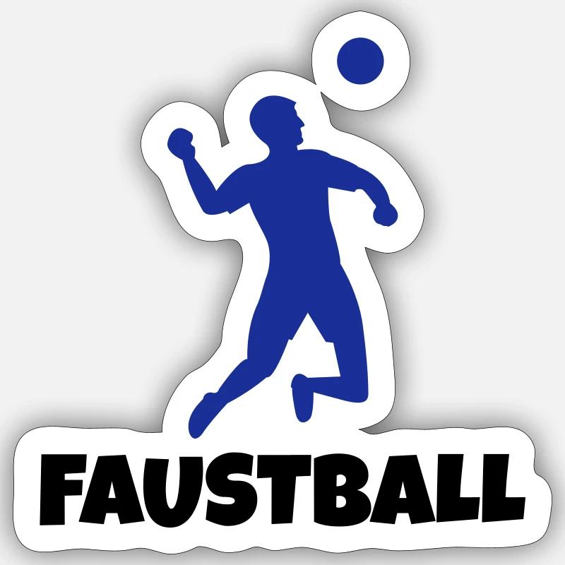Faustball Sticker Größe S (10 x 10 cm)