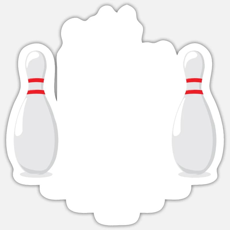 Split happens - Sticker Größe S (10 x 10 cm) - Mattweiß