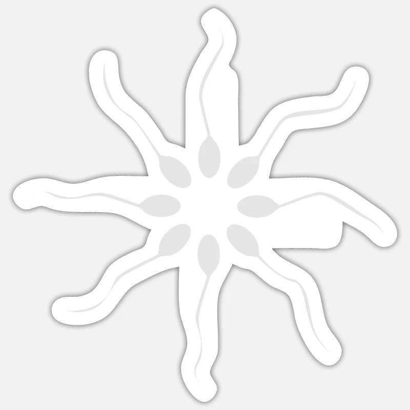 sperme Sticker taille S (10 x 10 cm)