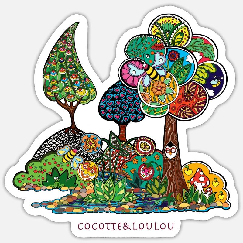 Sticker Größe S (10 x 10 cm) - 