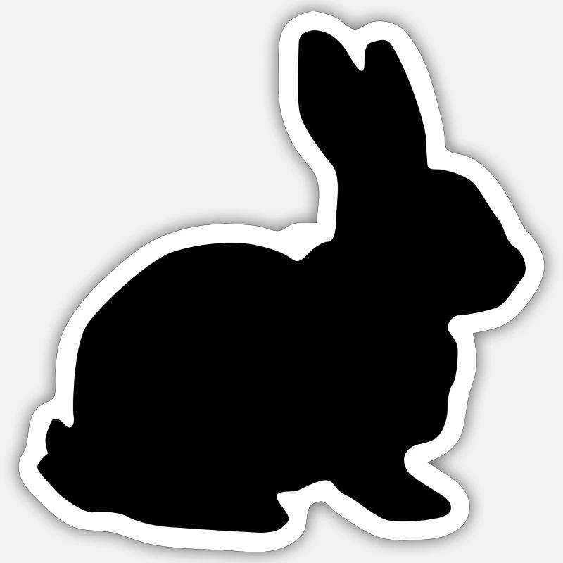 Rabbit Sticker size S (10 x 10 cm)
