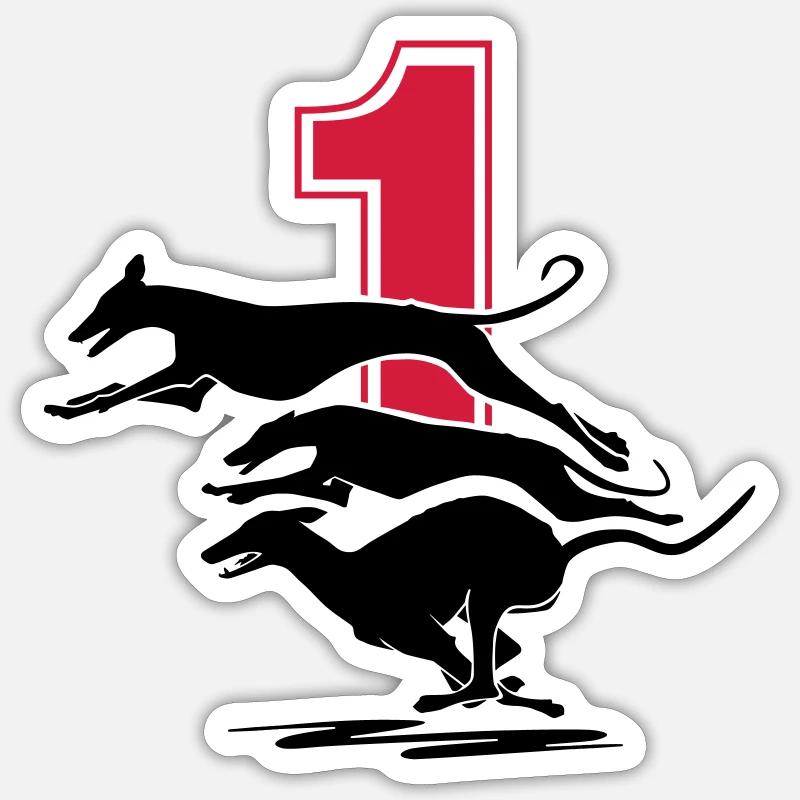 NR. 1 - Sticker size S (10 x 10 cm) - white matte