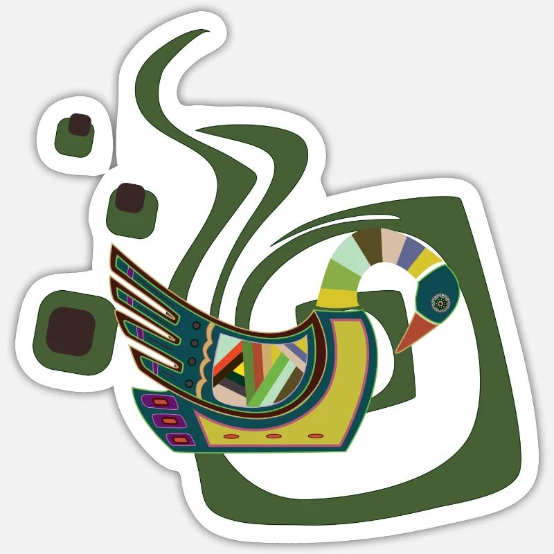 goose - Sticker size S (10 x 10 cm) - white matte