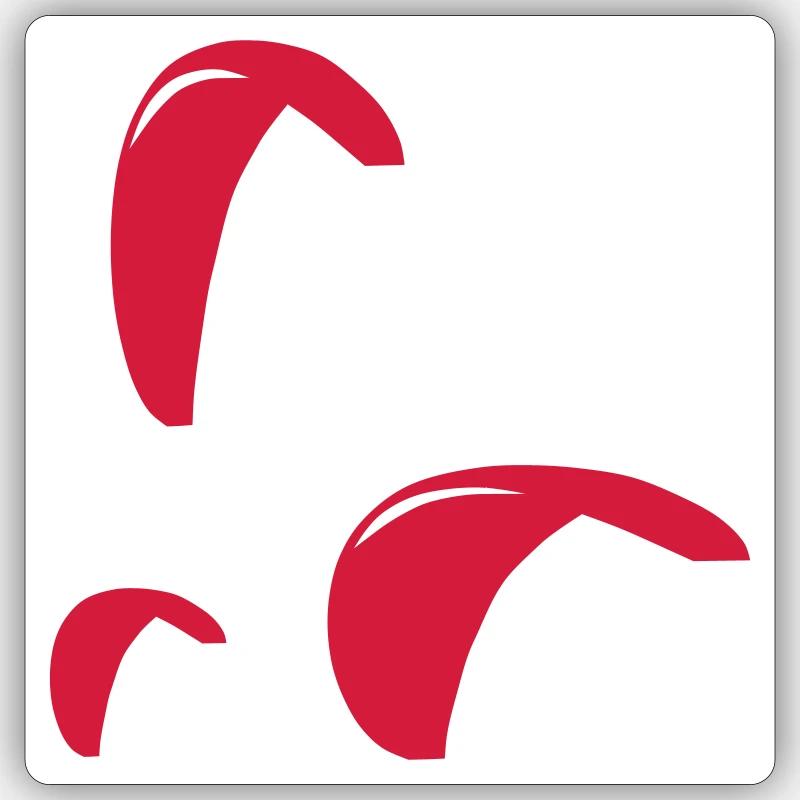 Paragliding Sticker Größe S (10 x 10 cm)