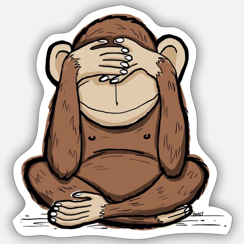 Sticker størrelse S (10 x 10 cm) - 