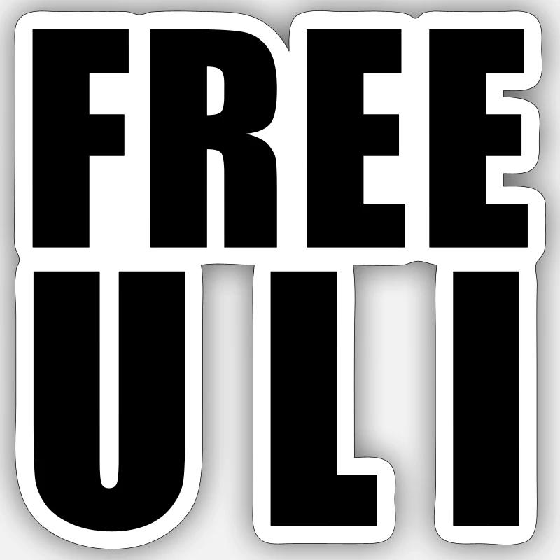 GRATUIT ULI - Sticker taille S (10 x 10 cm) - blanc mat