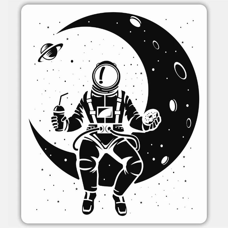 Take a break BK - Sticker size S (10 x 10 cm) - white matte
