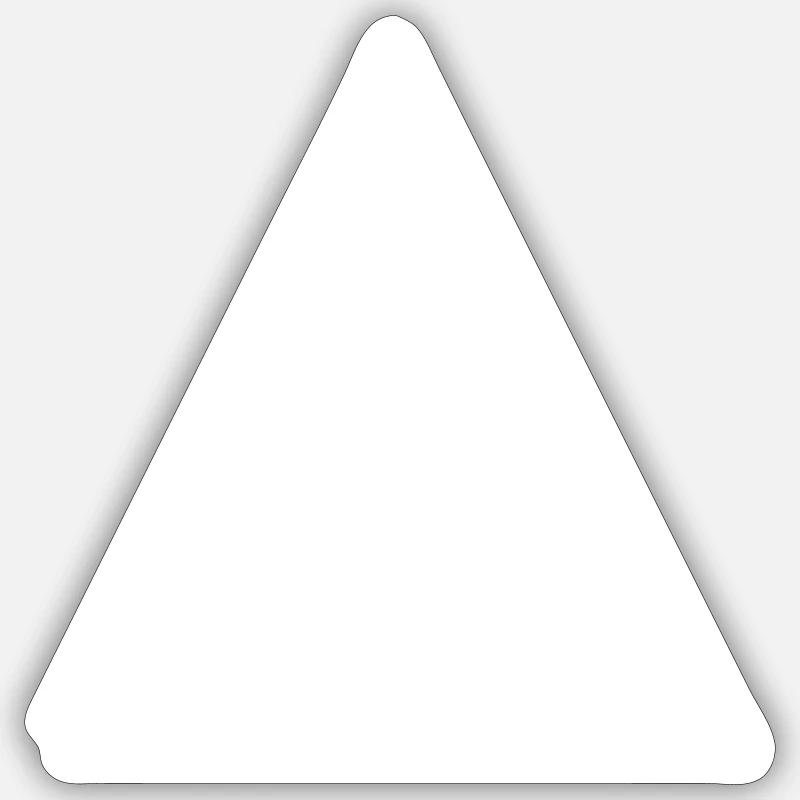 double triangle Sticker size S (10 x 10 cm)