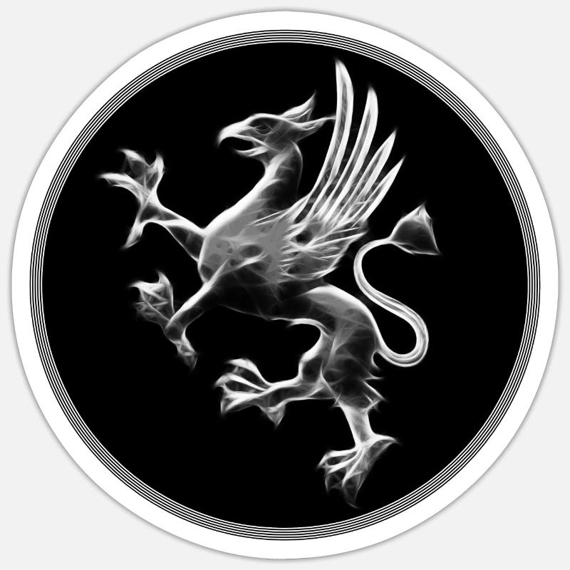 Warnemünder Greif Sticker Größe S (10 x 10 cm)