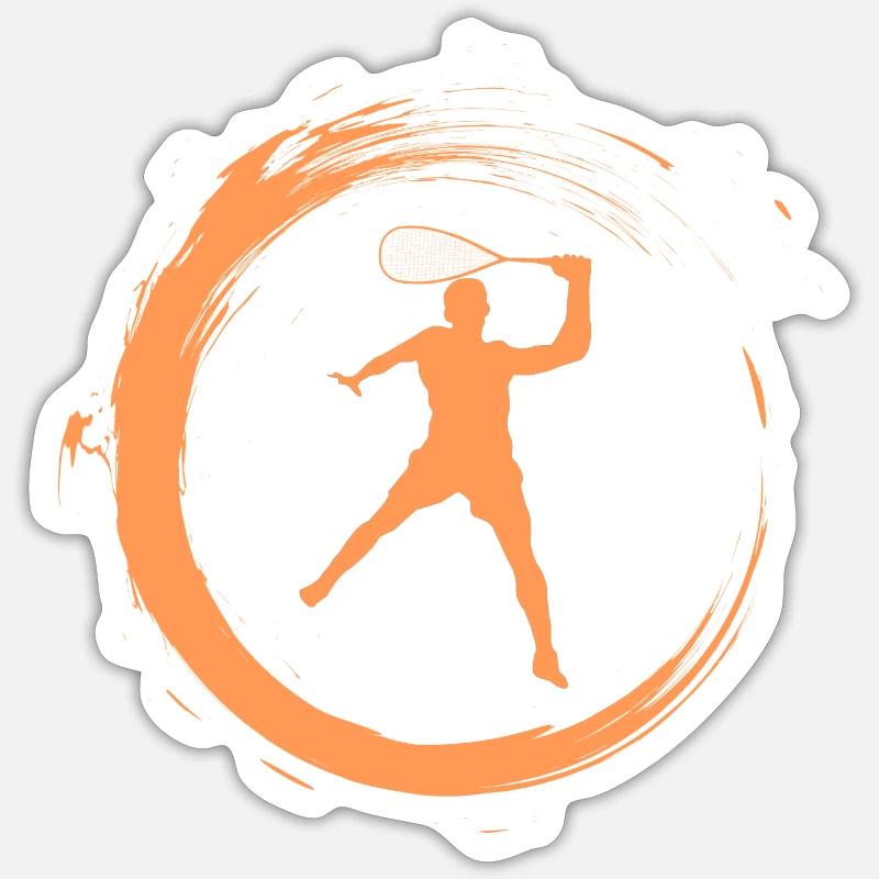 Squash Sticker Größe S (10 x 10 cm)