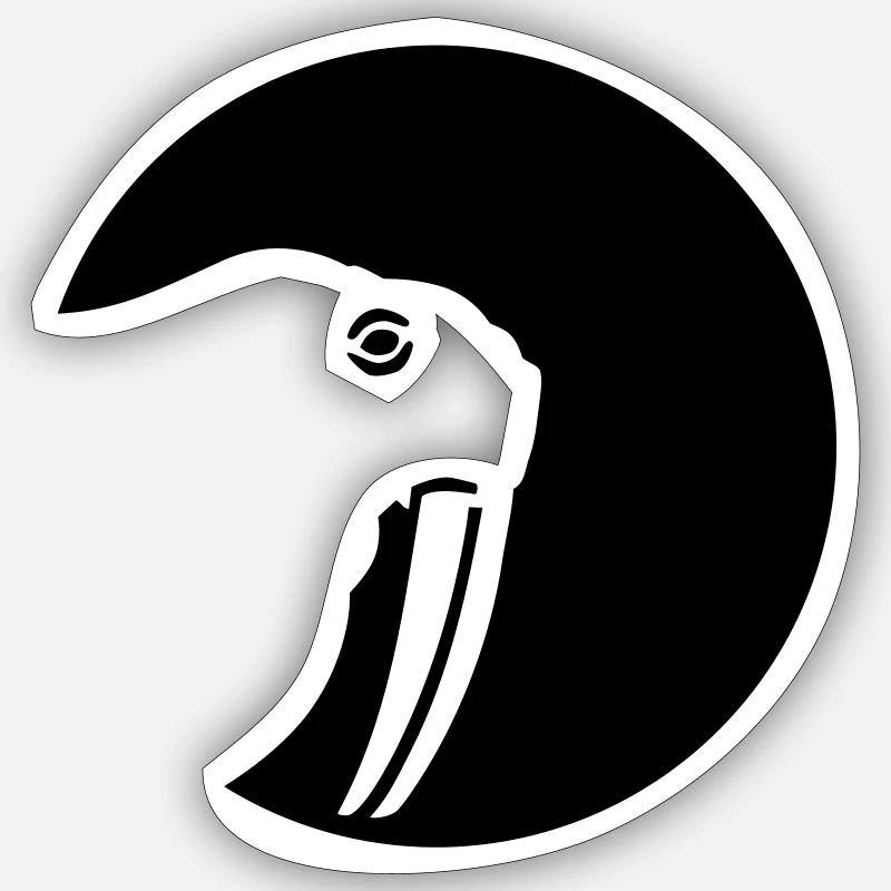 Walrus Sticker size S (10 x 10 cm)