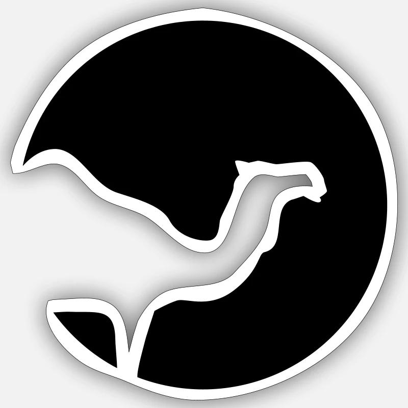 Camel - Sticker size S (10 x 10 cm) - white matte