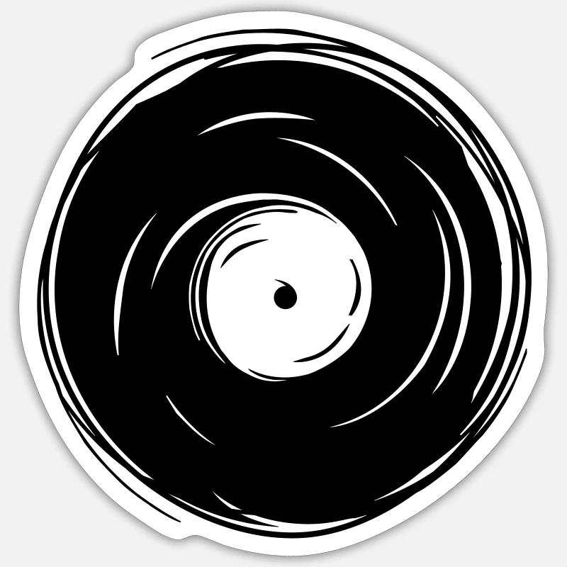 vinyle - Sticker taille S (10 x 10 cm) - blanc mat