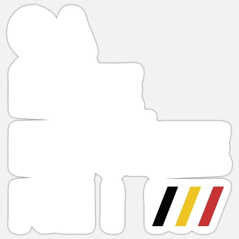 Ca n'te r'wéte né ! - Ca ne te regarde pas ! Sticker taille S (10 x 10 cm)