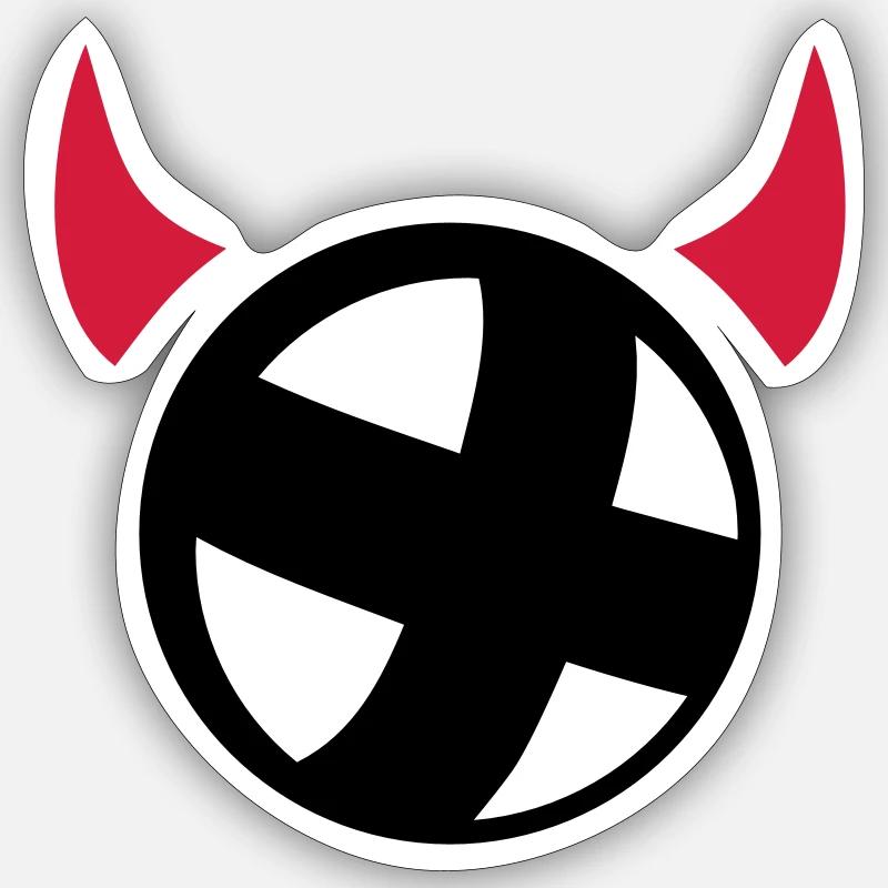 Cycle ball Sticker taille S (10 x 10 cm)