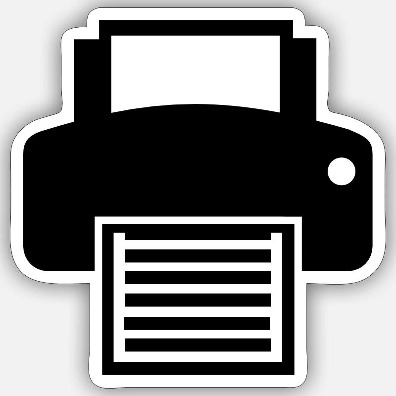 Printer Sticker size S (10 x 10 cm)